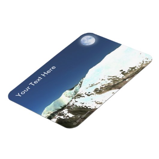 Hohe Spitzen - dünne Luft Magnet (Linke Seite)