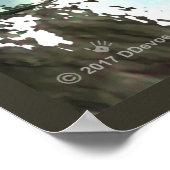 Hohe Spitzen - dünne Luft Poster (Ecke)