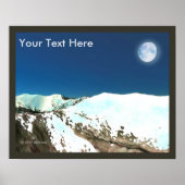 Hohe Spitzen - dünne Luft Poster (Vorne)