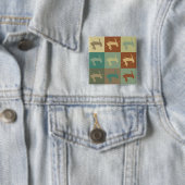 Hohe springende Pop-Kunst Button (Beispiel)