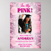 Hohe Stimmung in Rosa! Heißrosa Abschlussfeier Poster (Vorne)