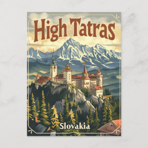 Hohe Tatra Slowakei Postkarte