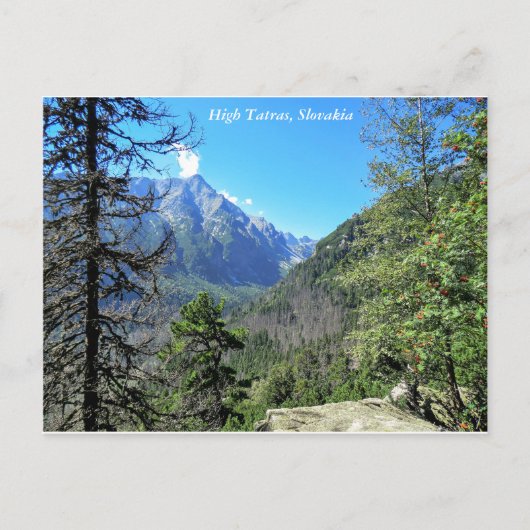 Hohe Tatra, Slowakei, Postkarte (Vorderseite)