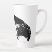 Hohe Tinte, sanfter Anstieg Milchtasse (Rechts)
