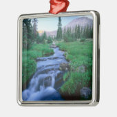 HOHE UINTAS WIRD UNS, UTAH. Stillwassergabel Silbernes Ornament (Links)
