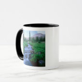 HOHE UINTAS WIRD UNS, UTAH. Stillwassergabel Tasse (Vorderseite Links)