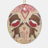 Hohe Verzierung fünf Keramikornament (Links)