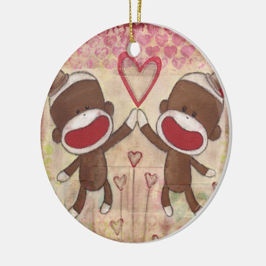 Hohe Verzierung fünf Keramikornament (Links)