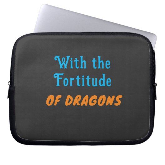 Höhe von Dragons - Elektronik-Tasche Laptopschutzhülle (Vorderseite)
