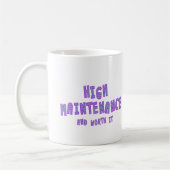 Hohe Wartung u. wert sie Kaffeetasse (Links)