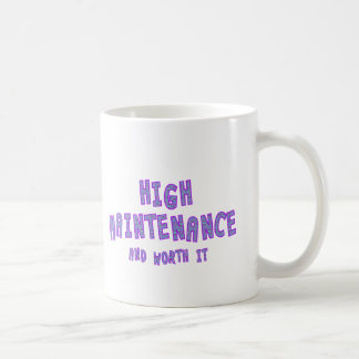 Hohe Wartung u. wert sie Kaffeetasse