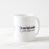 Hohe Wartungs-Schuhe Kaffeetasse (VorderseiteRechts)
