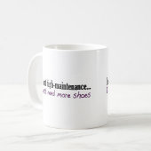 Hohe Wartungs-Schuhe Kaffeetasse (Vorderseite Links)