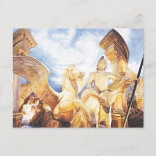 "Hohe Winde" Caesars Palast Wasserfarbe Postkarte