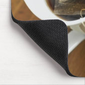 Hohe Winkelsicht einer Tasse Tee Mousepad (Ecke)