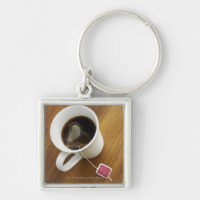 Hohe Winkelsicht einer Tasse Tee