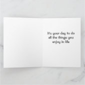 HOHE WÜNSCHE FÜR GRANDSONS GEBURTSTAGSKARTE KARTE (Innenseite)