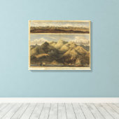 Höhen, Berge Schottlands Leinwanddruck (Insitu (Holzboden))
