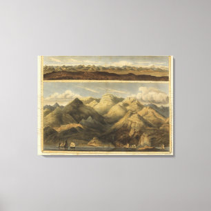Höhen, Berge von Schottland Leinwanddruck
