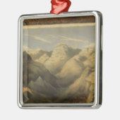 Höhen, Berge von Schottland Silbernes Ornament (Links)