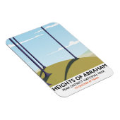 Höhen des Posters des Abraham Peak District Magnet (Rechte Seite)