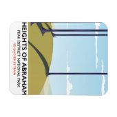 Höhen des Posters des Abraham Peak District Magnet (Horizontal)