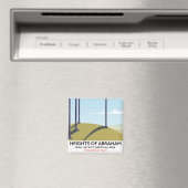 Höhen des Posters des Abraham Peak District Magnet (In Situ (Geschirrspüler))