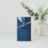 Höhen-Gebäude Windows u. befleckte Glasreinigung Visitenkarte (Stehend Vorderseite)