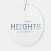 Höhen Tile, Blue Tile, Houston Heights Keramik Ornament (Links)