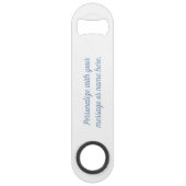 Höhen Tile, Blue Tile, Houston Heights Speed Flaschenöffner (Rückseite)