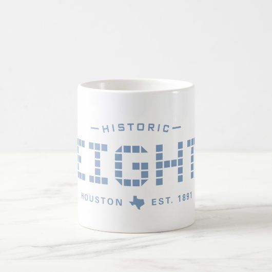 Höhen Tile, Blue Tile, Large, Houston Heights Kaffeetasse (Mittel)
