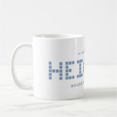 Höhen Tile, Blue Tile, Large, Houston Heights Kaffeetasse (Links)