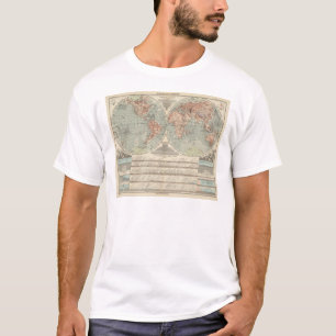 Hohen und Tiefen - Hochs und Tiefs-Atlas-Karte T-Shirt