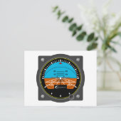 Höhenanzeige Postkarte (Stehend Vorderseite)