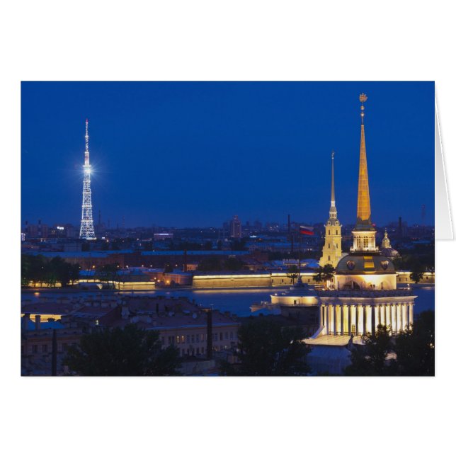 Höhenblick auf den Fernsehturm (Vorderseite (Horizontal))
