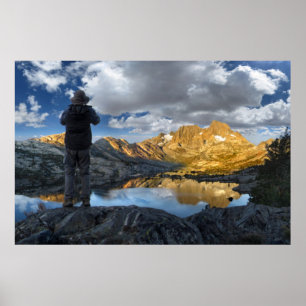 Höhenblick auf Garnet Lake Sunrise 2 - JMT Poster