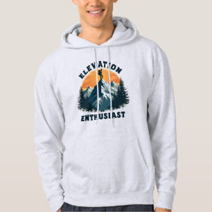 Höhenenthusiast Bergwanderer Kletterer Hoodie