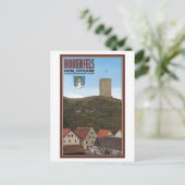 Hohenfels Tower Postkarte (Stehend Vorderseite)