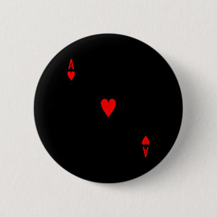 Höhengaube aus Kartenmaterial Halloween-Kostüm Button