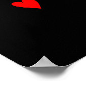 Höhengaube aus Kartenmaterial Halloween-Kostüm Poster (Ecke)