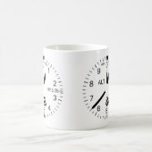 Höhenmesser für Luftfahrzeuge - Steigung und Rhein Kaffeetasse (Mittel)