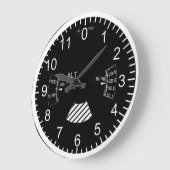 Höhenmesserwaage Große Wanduhr (Winkel)