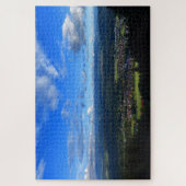 Hohenpeissenberg, Blick über Bayern, Deutschland. Puzzle (Vertikal)