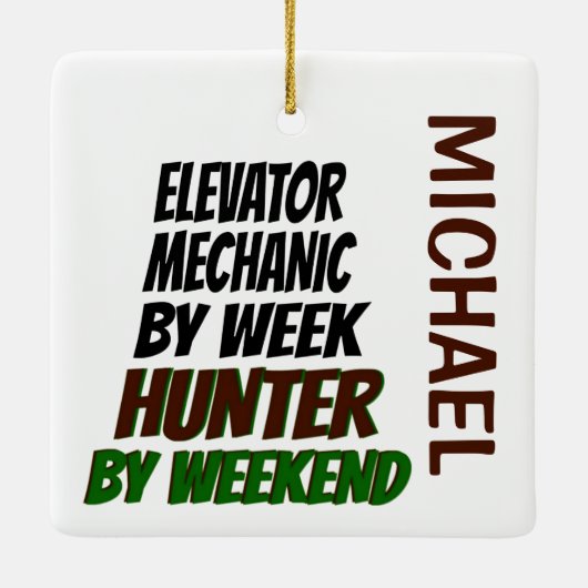 Höhenruder Mechanische Lieben Jagd CUSTOM Keramikornament (Rückseite)