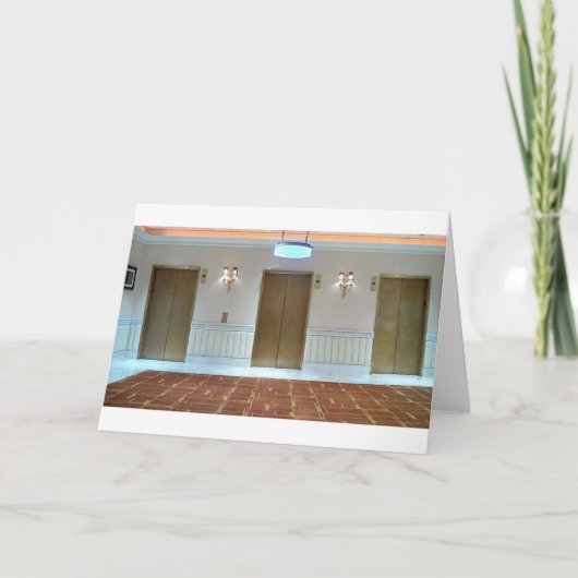 Höhenruderkarte Karte (Vorderseite)