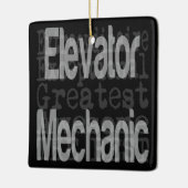 Höhenrudermechanismus Keramikornament (Links)