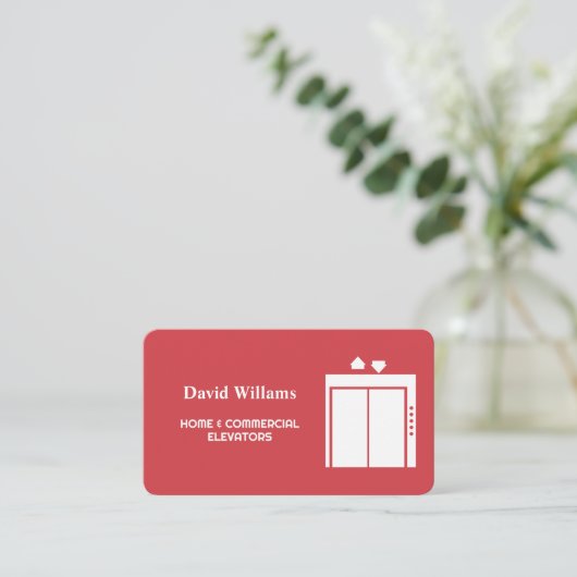 Höhenrudermechanismus Visitenkarte (Stehend Vorderseite)