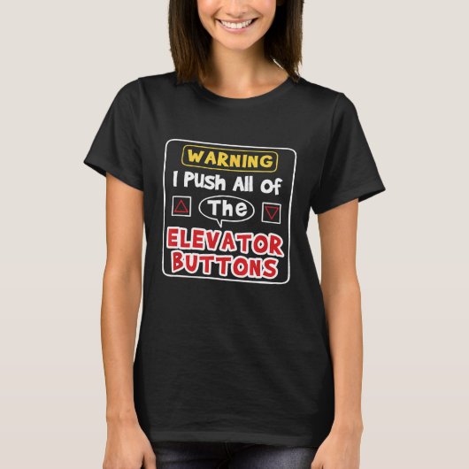 Höhenruderschalter für Ehefrau oder Vorschub T-Shirt (Vorderseite)