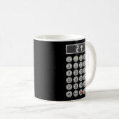 Höhenrudertasten Aufzug Kaffeetasse (VorderseiteRechts)