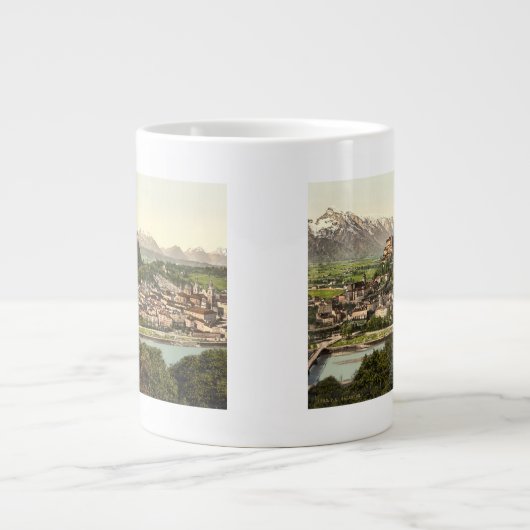 Hohensalzburg, Salzburg, Österreich Jumbo-Tasse (Vorderseite)